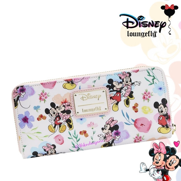 NWT Floral Pastel Disney 100th Anniversary Spring Backpack  Exclusive Loungefly - Picture 8 of 16